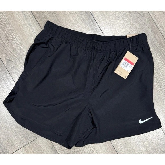 Nike Challenger Dri-FIT Running Shorts Men's Large Black 5" Athletic Training - Picture 2 of 2